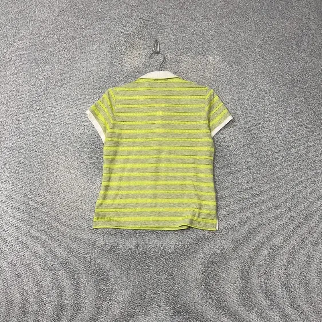 핑 스트라이프 옐로우 골프 반팔 카라티 95 상품이미지2