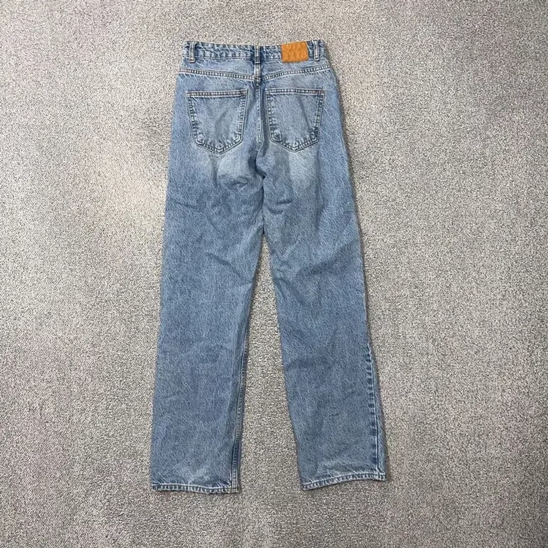 자라 연청 워싱 하이웨스트 청바지 24 상품이미지2