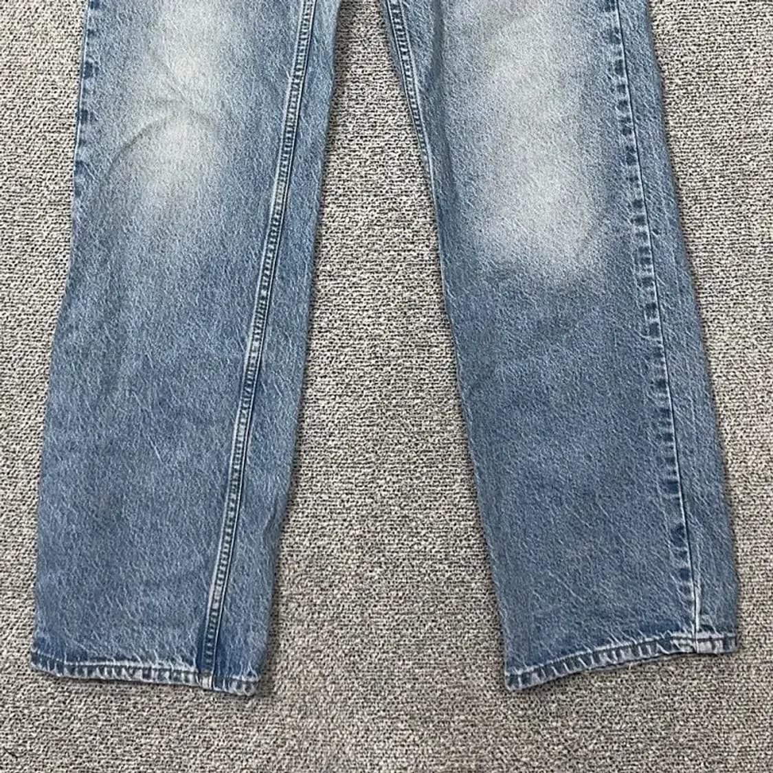 자라 연청 워싱 하이웨스트 청바지 24 상품이미지4