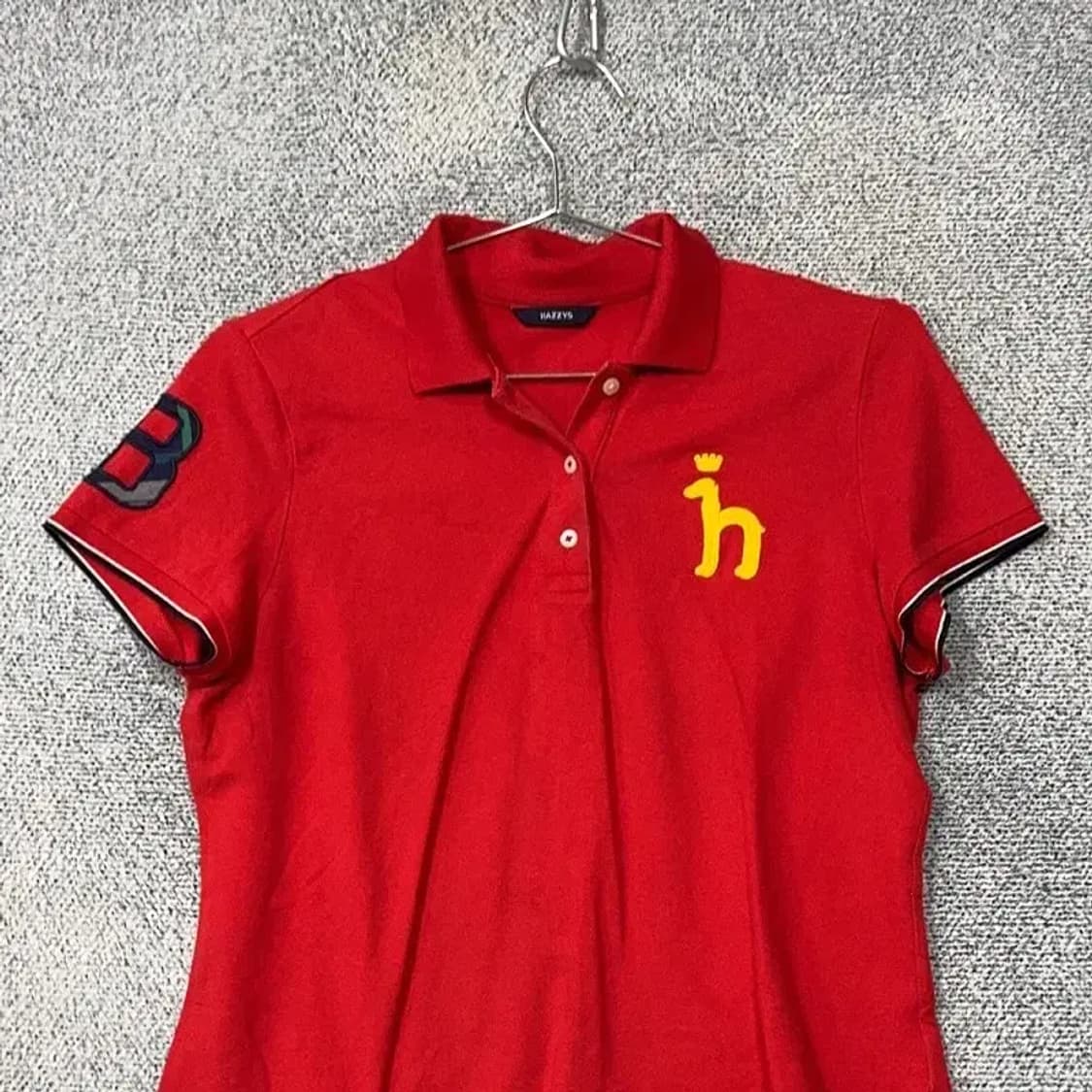 해지스 레드 로고 기능성 반팔 카라티 95 상품이미지3