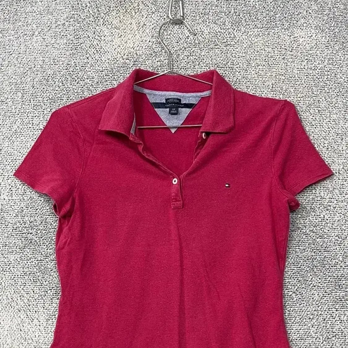 타미힐피거 레드 기능성 반팔 카라티 S/P 상품이미지3