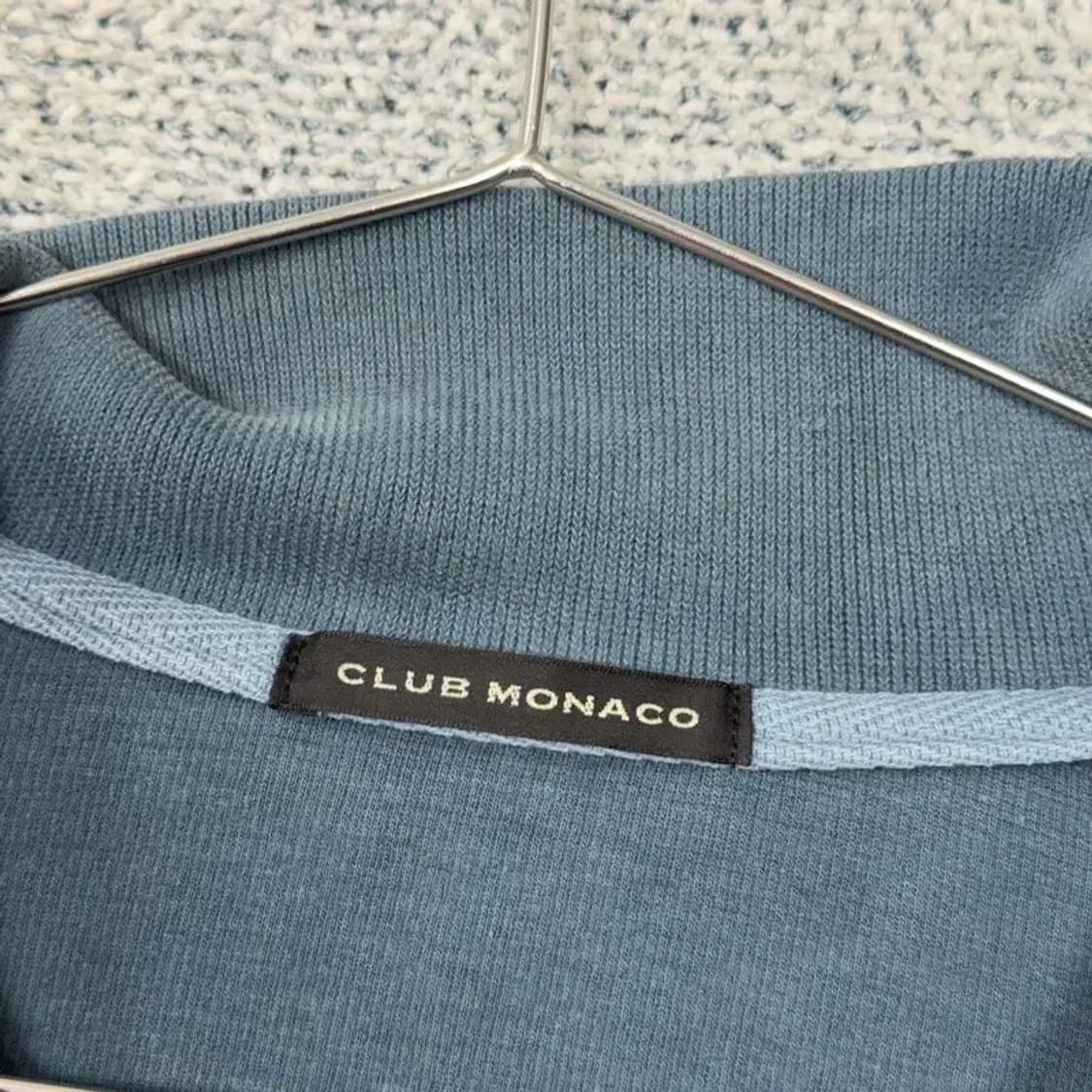 클럽모나코 남성 투톤 브라운 니트 집업 L 상품이미지3