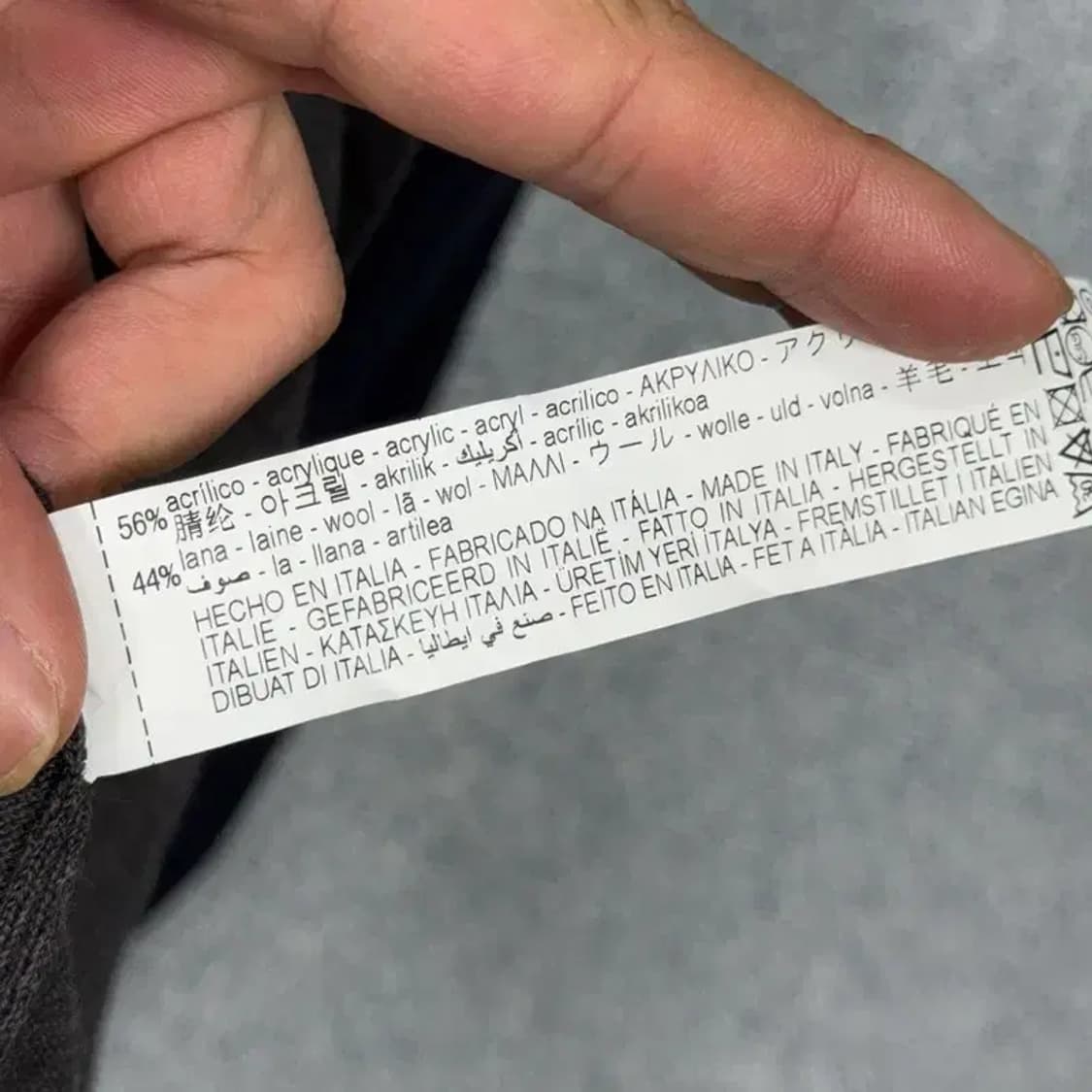 자라 남성 캐주얼 반집업 그레이 니트 L 상품이미지6