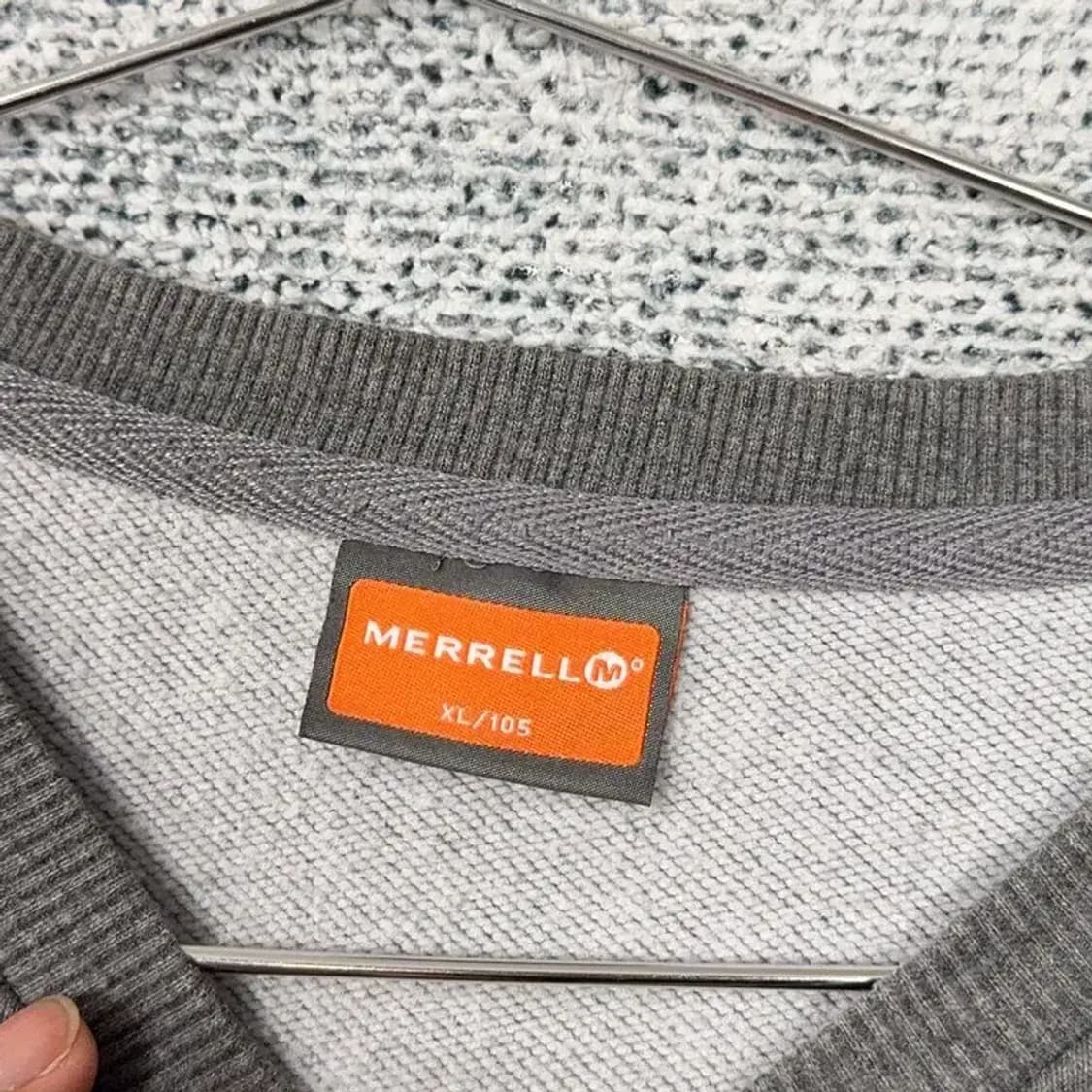 머렐 로고 프린팅 그레이 맨투맨 XL/105 상품이미지3