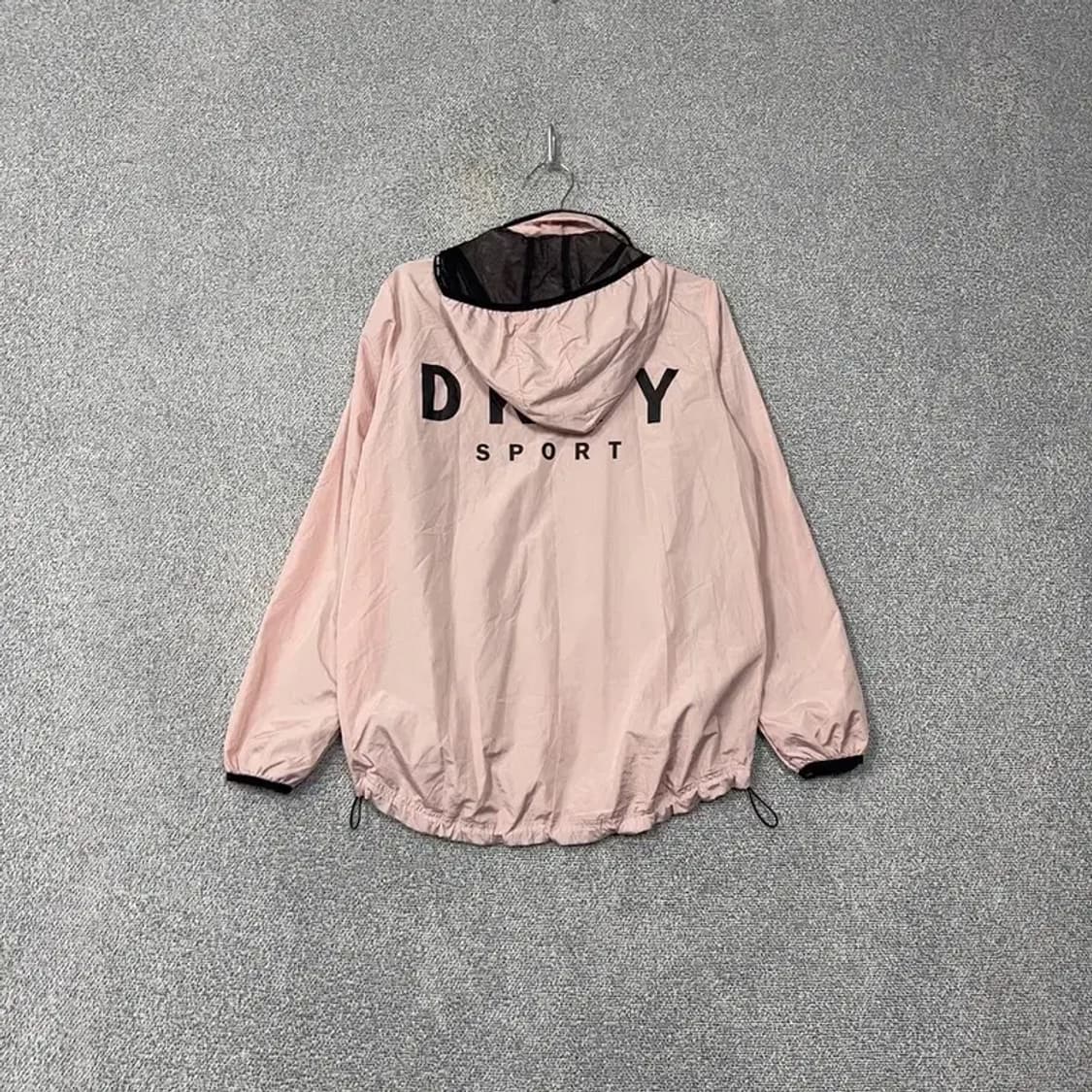 DKNY 라이트 핑크 오버핏 바람막이 윈드자켓 S 상품이미지2