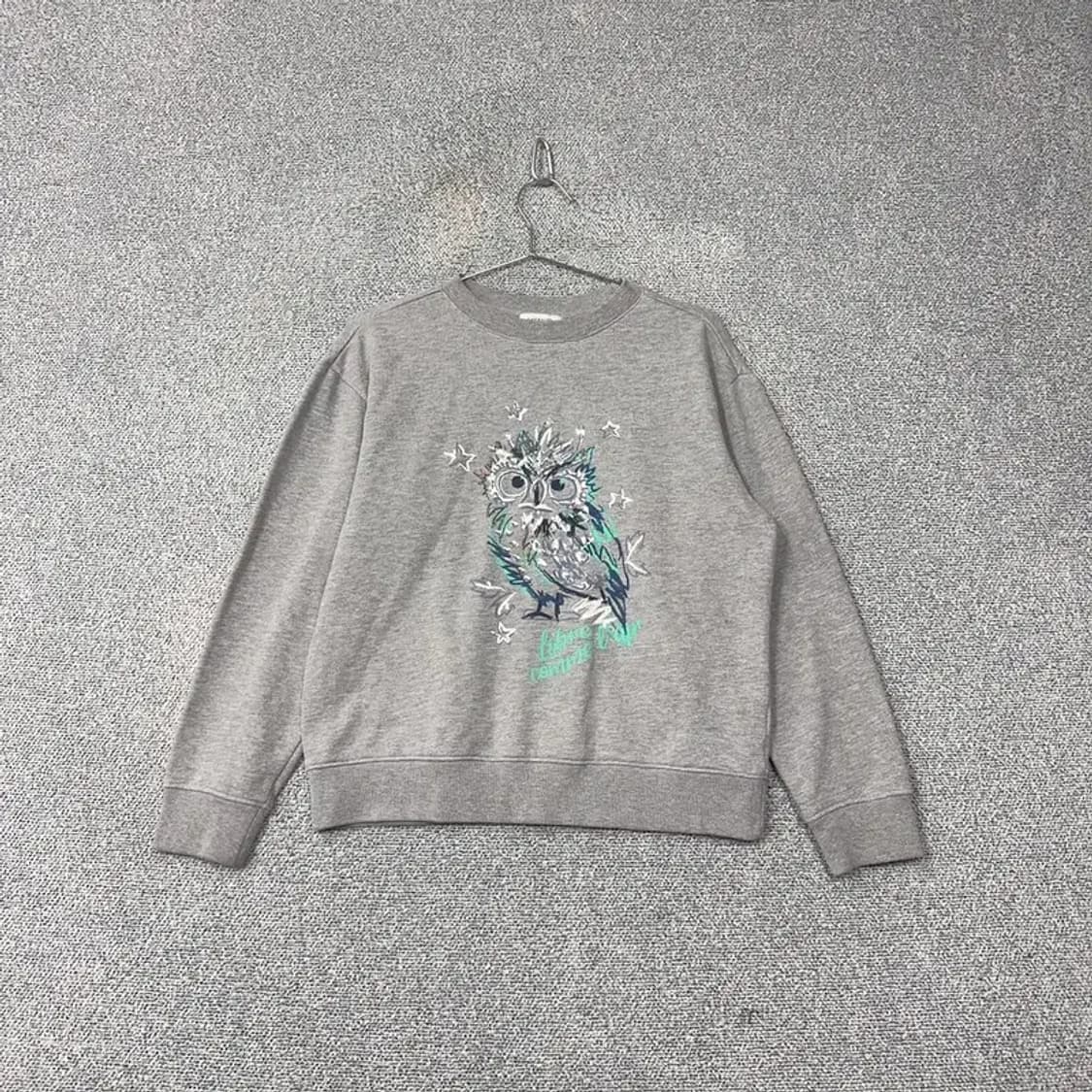 쉬스미스 프린팅 라이트 그레이 맨투맨 55 상품이미지1