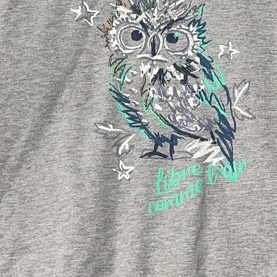 쉬스미스 프린팅 라이트 그레이 맨투맨 55 상품이미지4