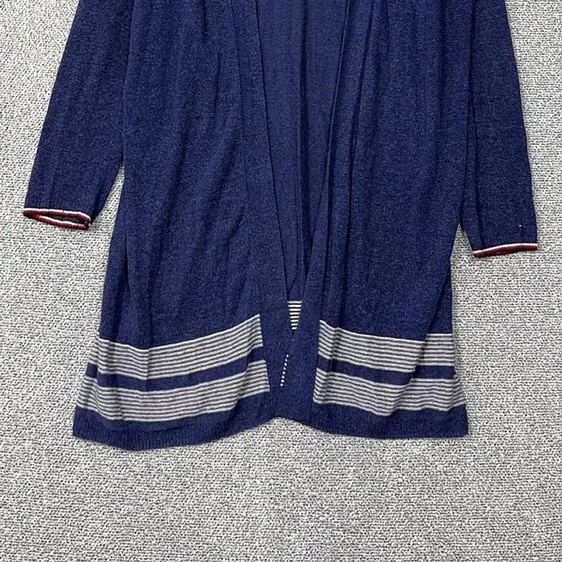 타미힐피거 여성 네이비 롱 가디건 M 상품이미지4