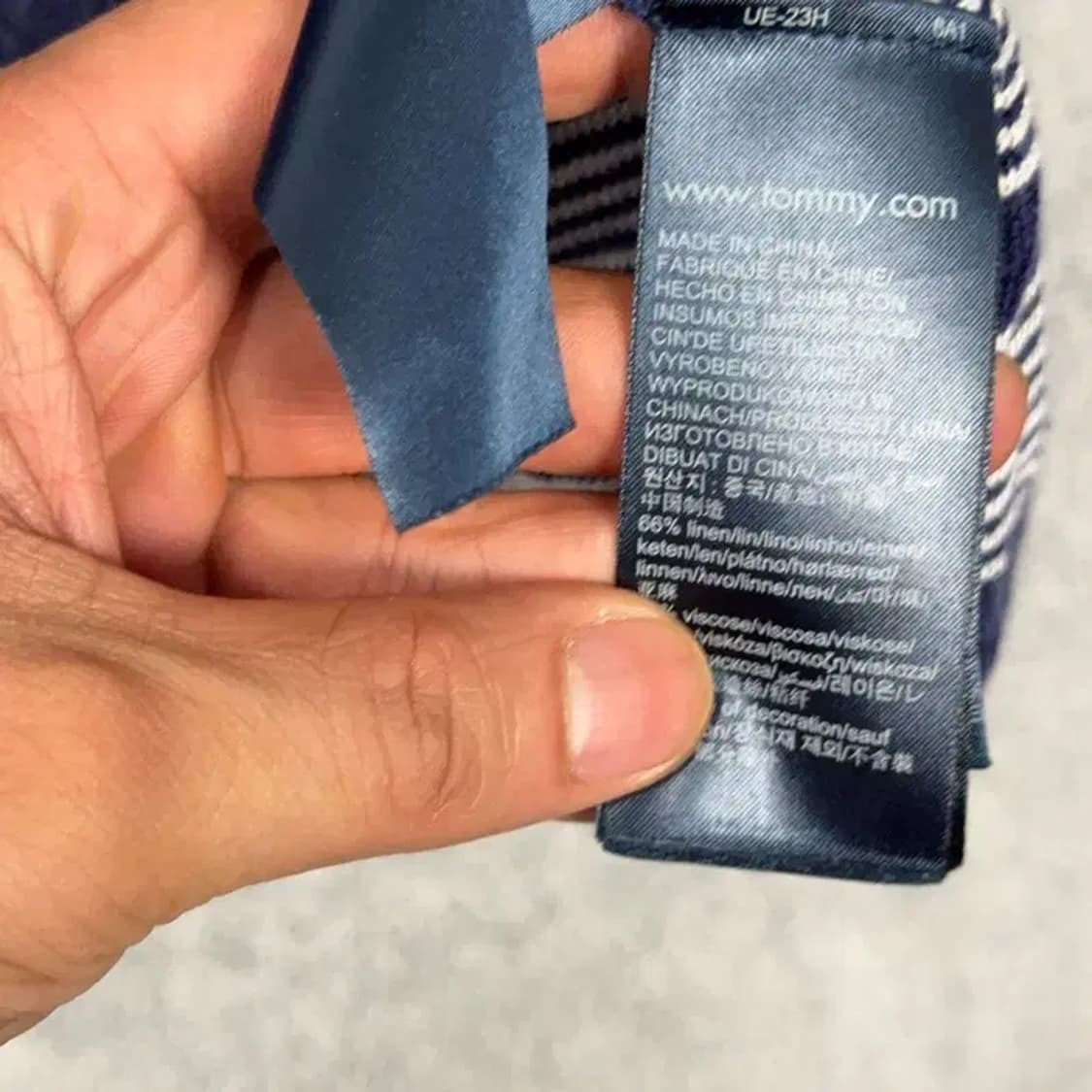 타미힐피거 여성 네이비 롱 가디건 M 상품이미지6