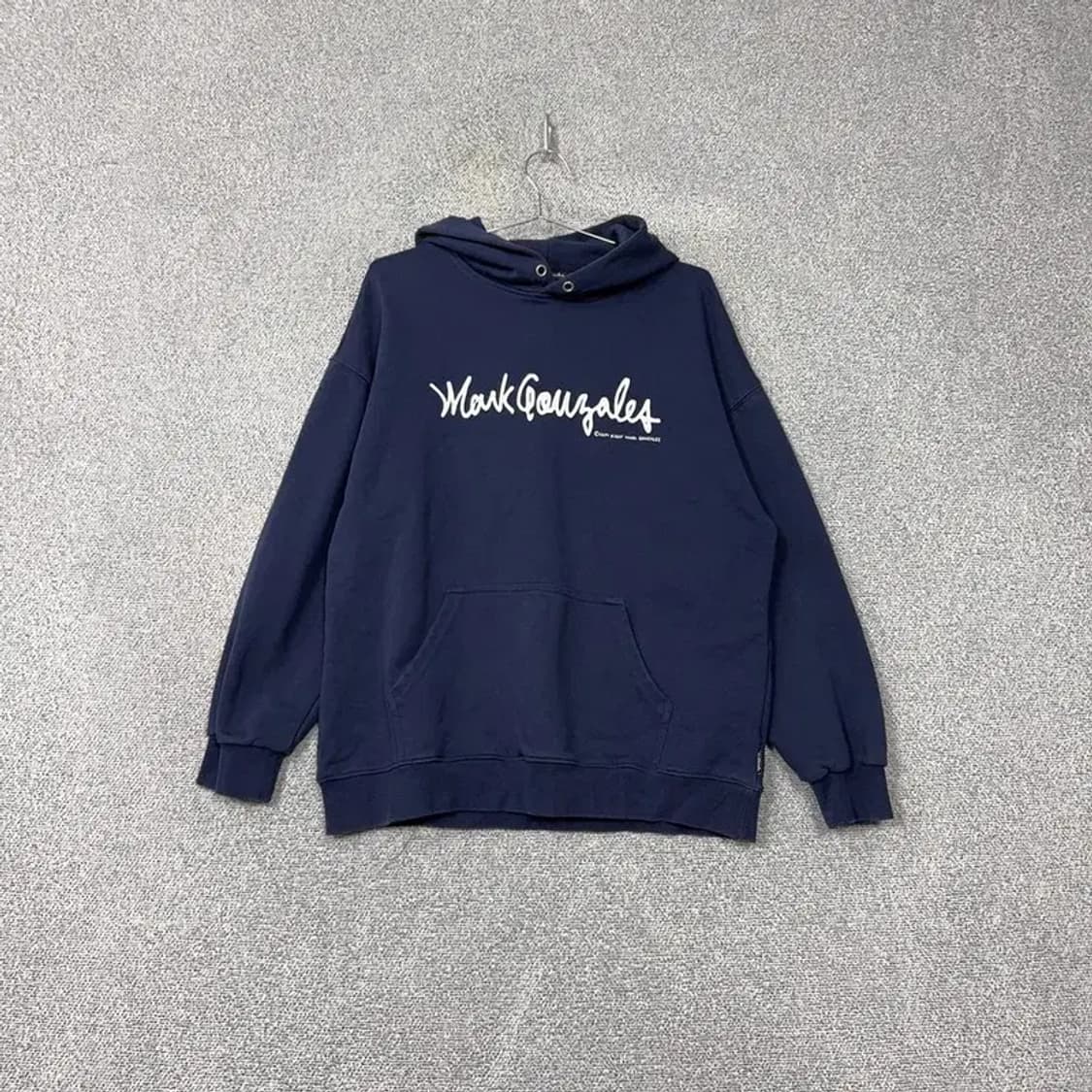 마크곤잘레스 프린팅 네이비 후드티 L 상품이미지1