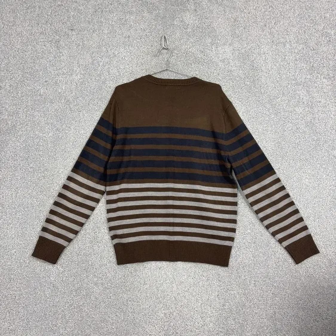 마인드브릿지 스트라이프 브라운 니트 105 상품이미지2