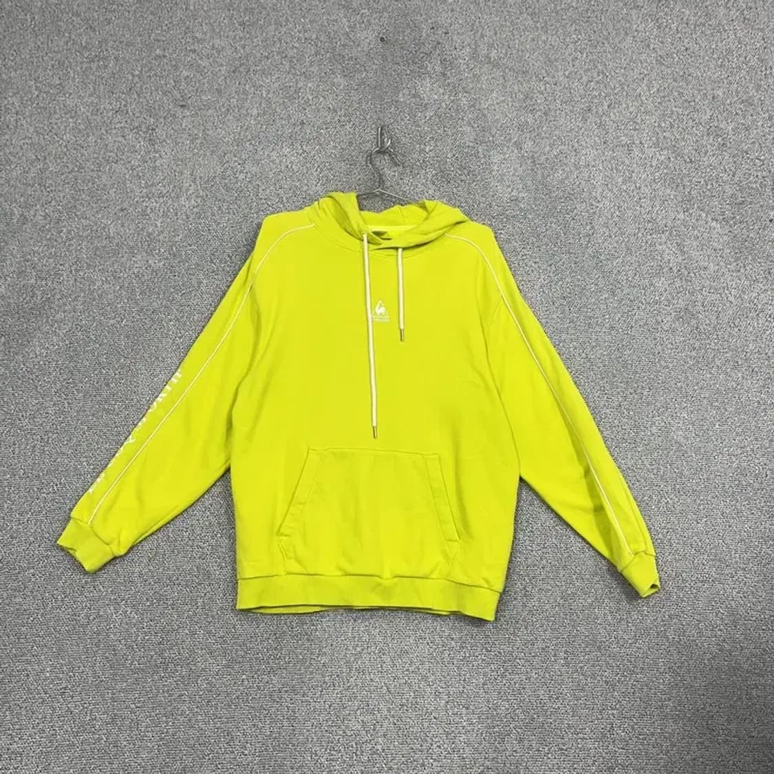 르꼬끄 스포츠 로고 옐로우 후드티 M 상품이미지1