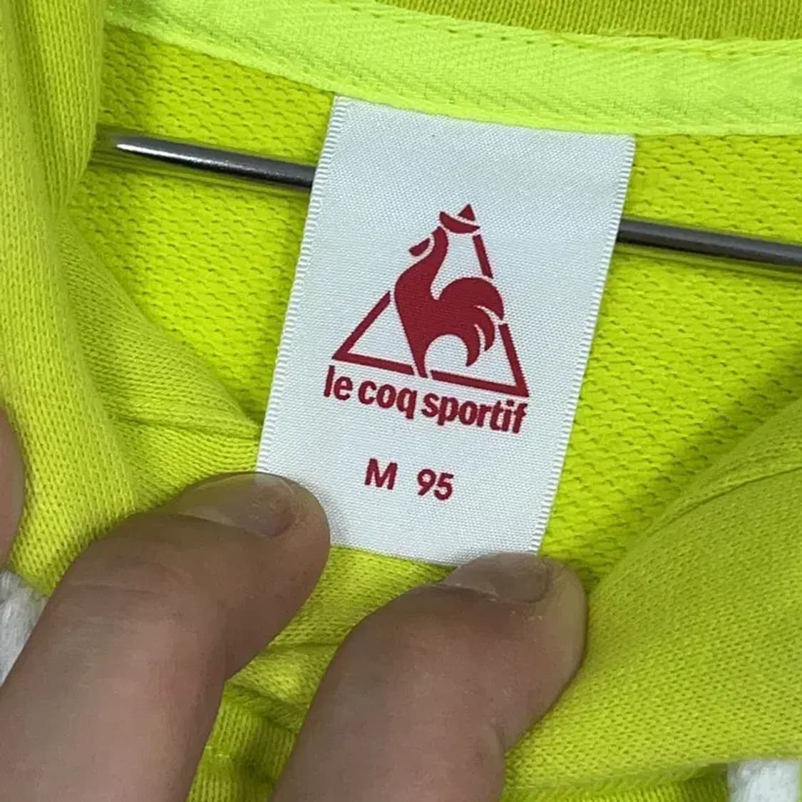 르꼬끄 스포츠 로고 옐로우 후드티 M 상품이미지3