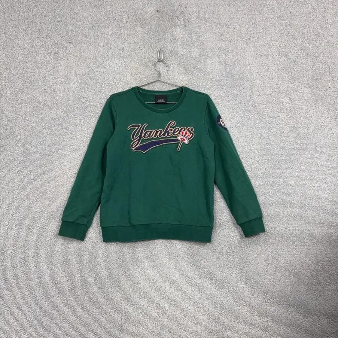 엠엘비 프린팅 그린 맨투맨 90 상품이미지1