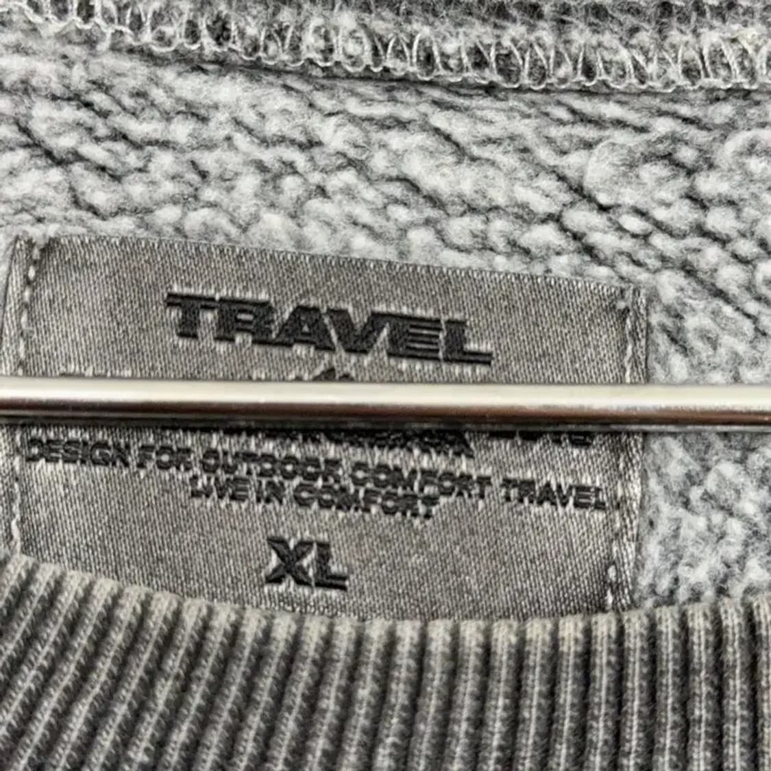 트래블 그레이 빈티지 피그먼트 맨투맨 XL 상품이미지4