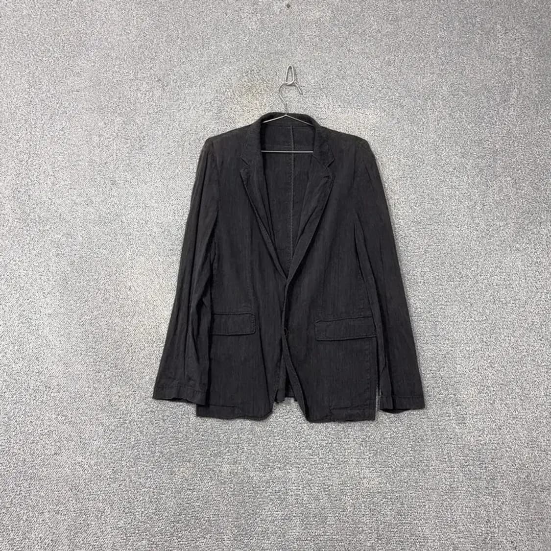 GGIO2 블랙 투버튼 남성 블레이저 95 상품이미지1