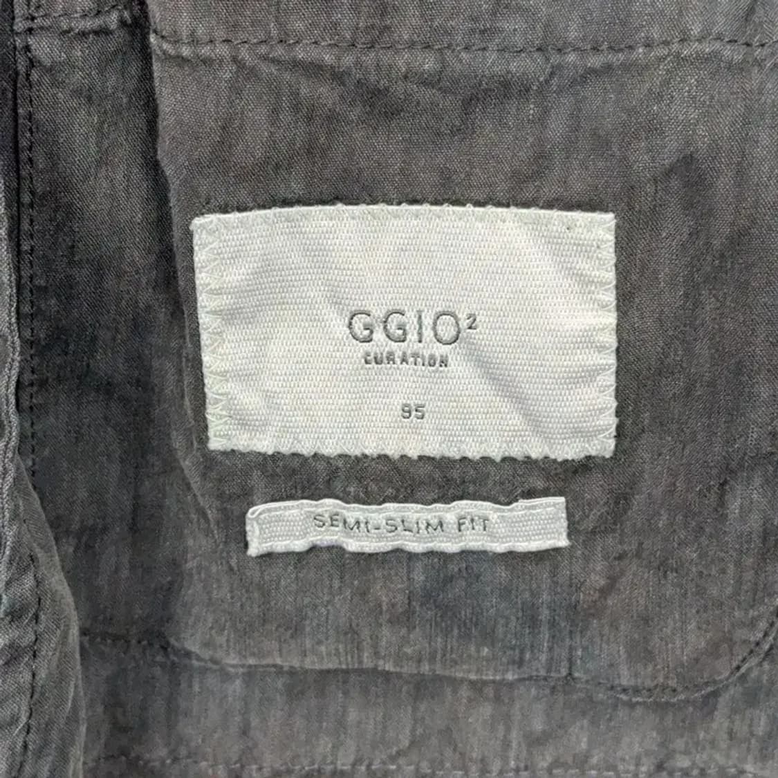 GGIO2 블랙 투버튼 남성 블레이저 95 상품이미지5