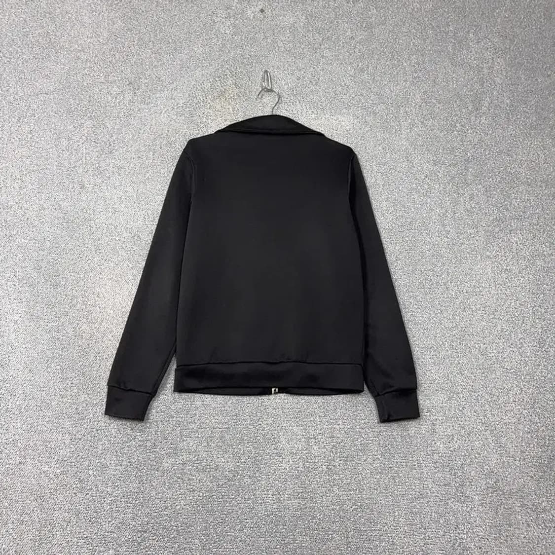 아디다스 블랙 로고 삼선 트랙탑 집업 저지 100 상품이미지2