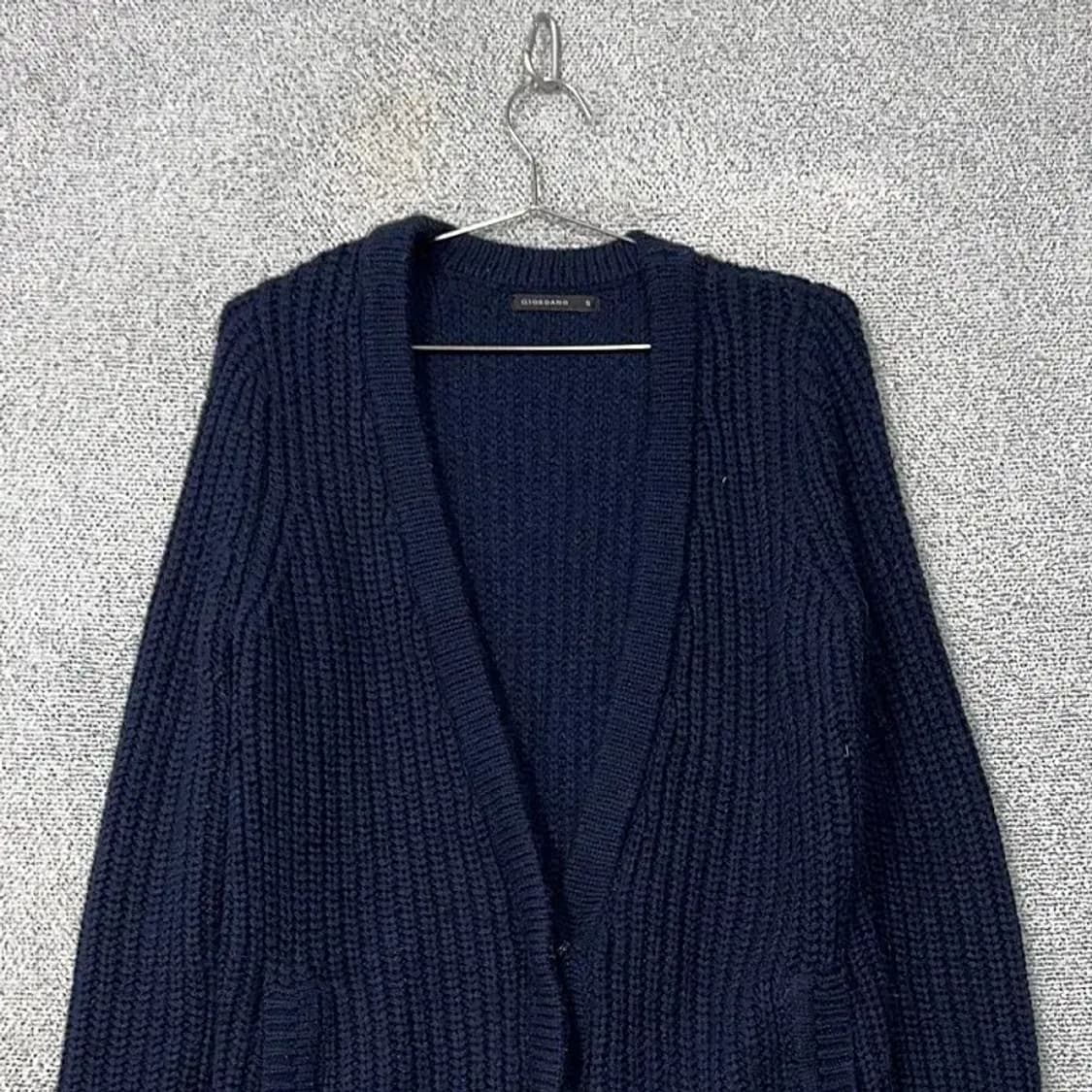 지오다노 남성 네이비 가디건 S 상품이미지3