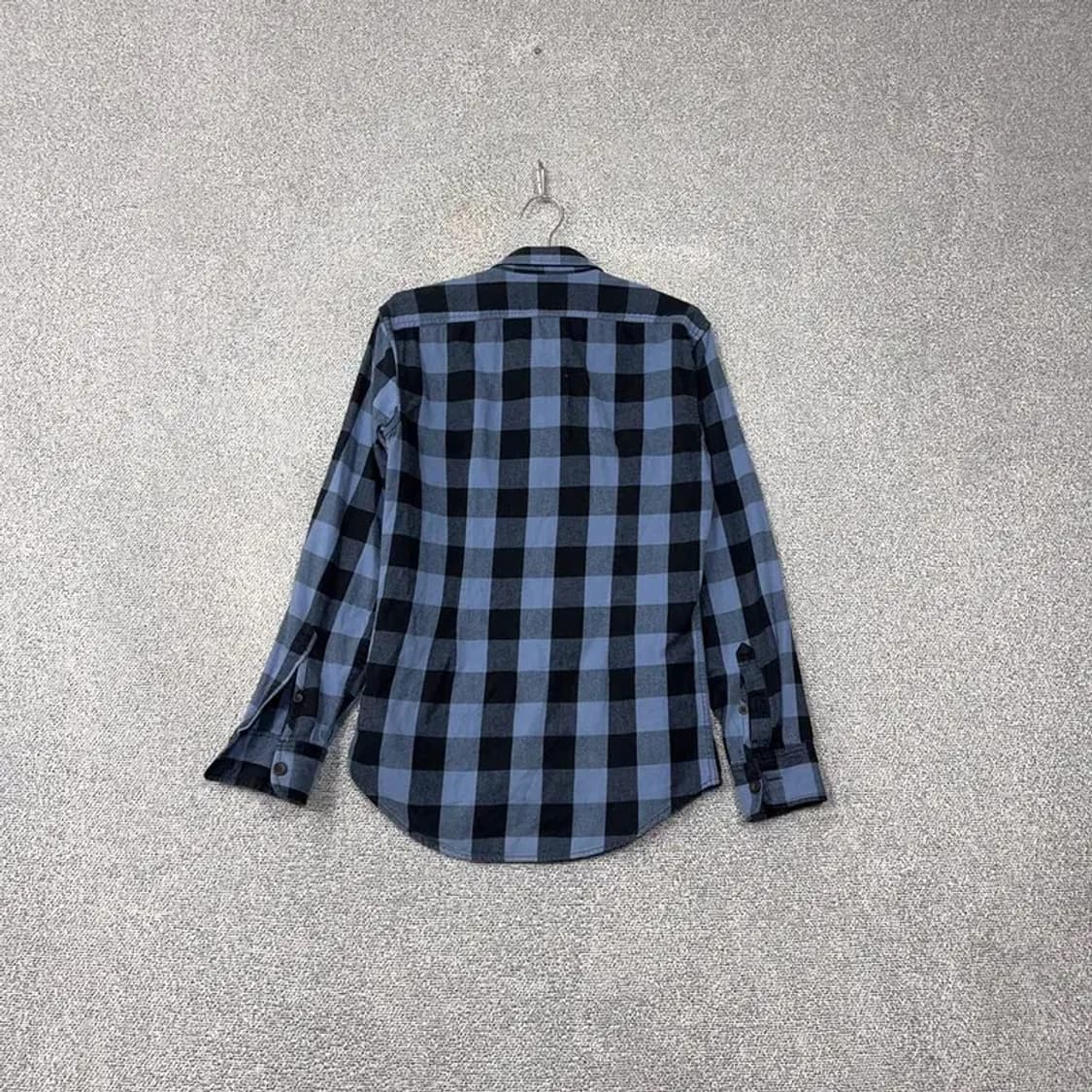 자라 체크 라이트 블루 포켓 셔츠 S 상품이미지2