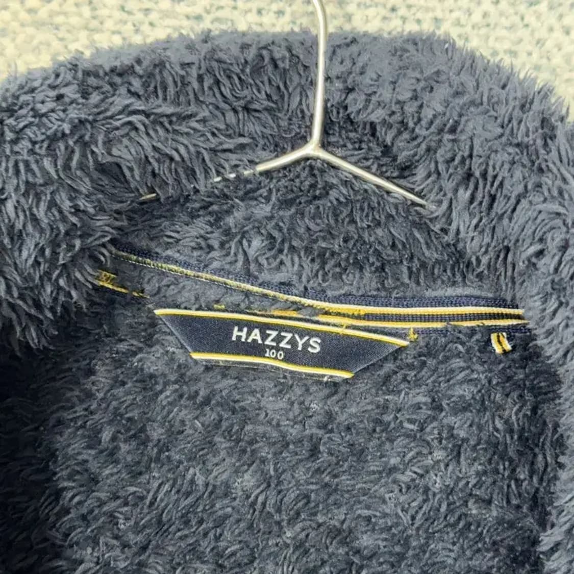 해지스 로고 뽀글이 플리스 후리스 집업 100 상품이미지3