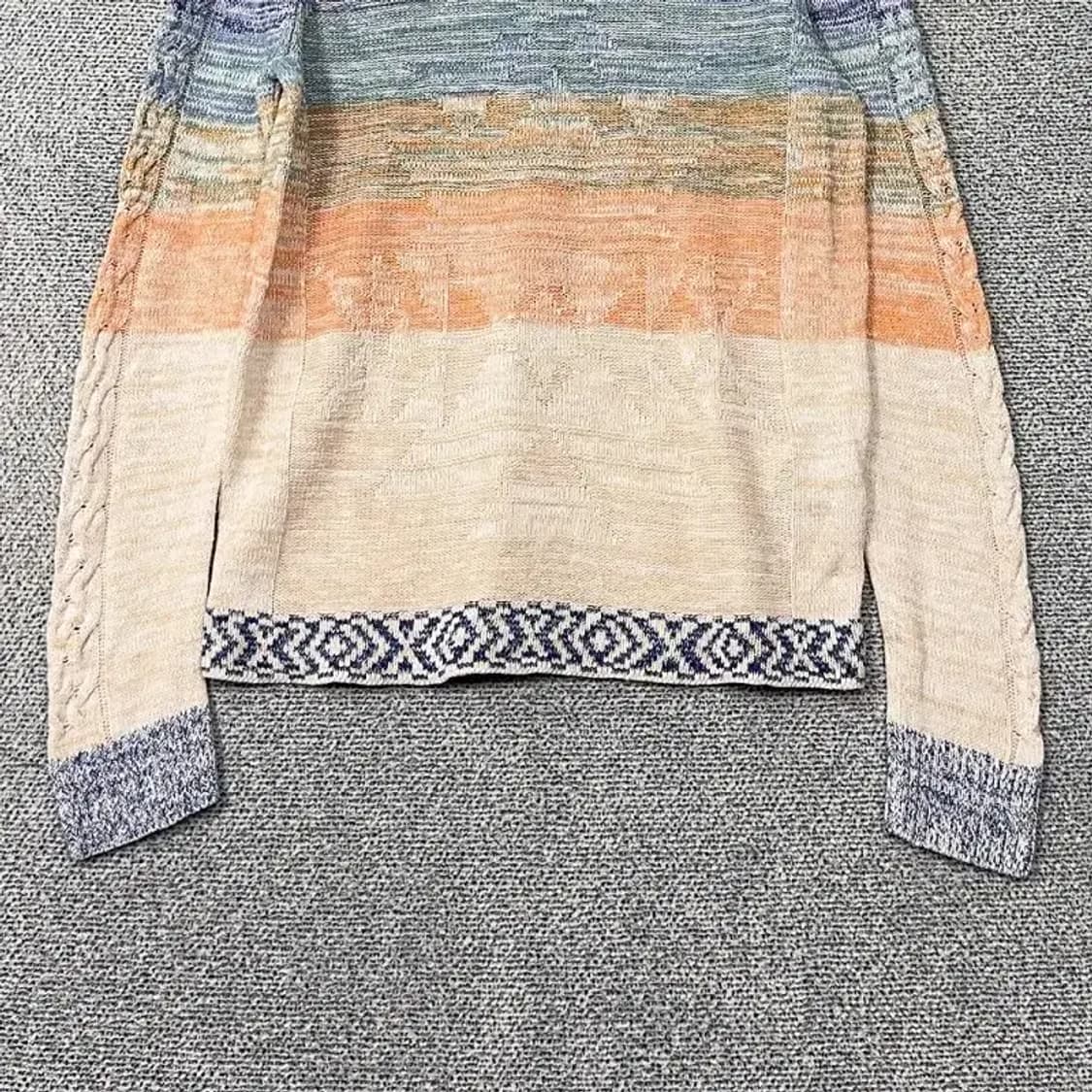 써스데이아일랜드 스트라이프 파스텔톤 니트 85 상품이미지4