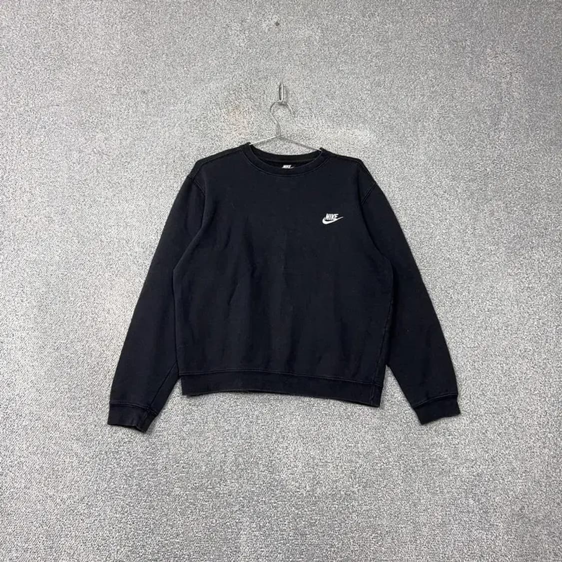 나이키 스우시 블랙 캐주얼 맨투맨 L 상품이미지1