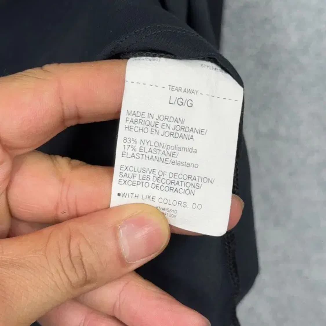 언더아머 기능성 남성 블랙 긴팔 티 L 상품이미지4