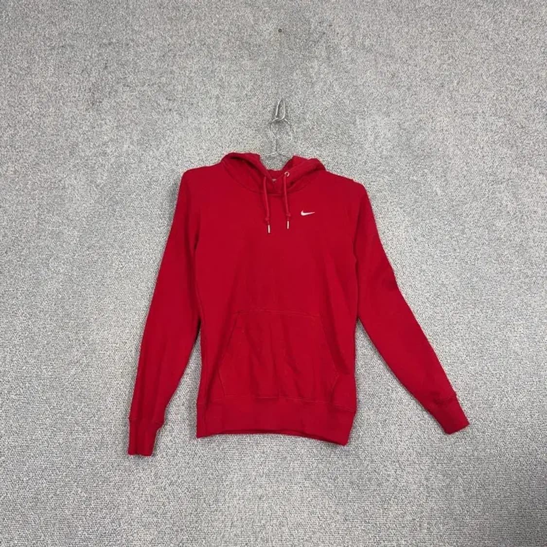 나이키 레드 로고 코튼 후드티 S 상품이미지1