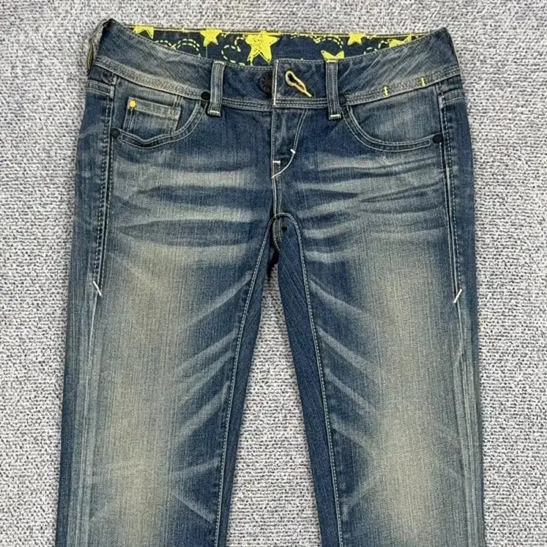 리바이스 여성 Y2K 워싱 빈티지 데님팬츠 26 32 상품이미지3
