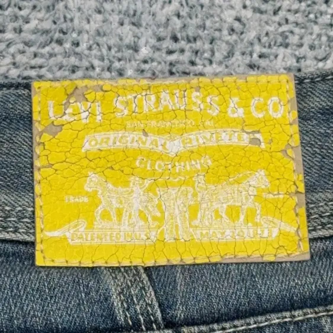 리바이스 여성 Y2K 워싱 빈티지 데님팬츠 26 32 상품이미지7