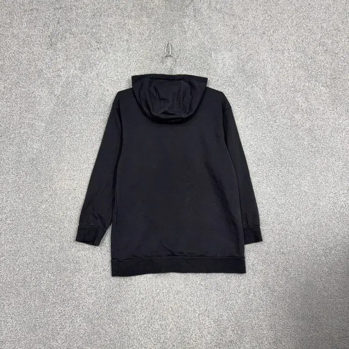 아디다스 프린팅 로고 롱네이비 후드티 XS 상품이미지2