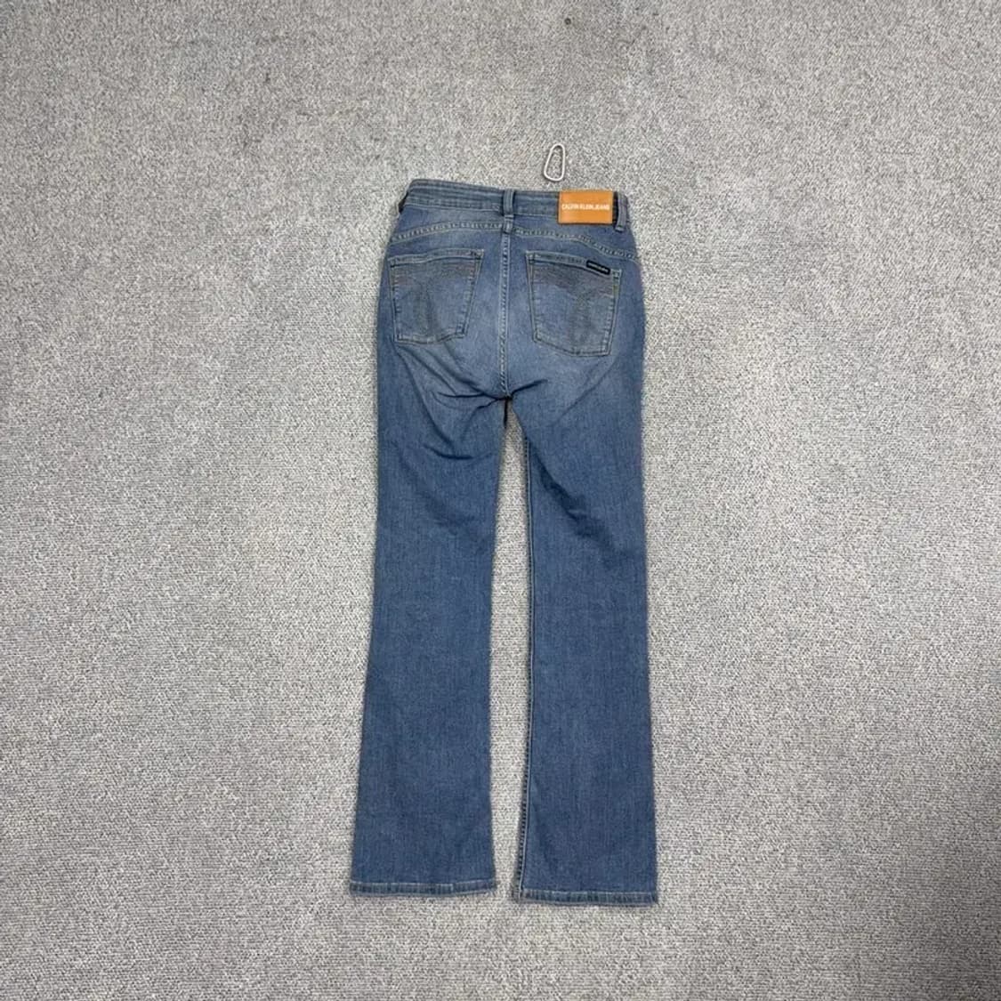 캘빈클라인 블루 워싱 캐주얼 연청 부츠컷 청바지 W24 상품이미지2
