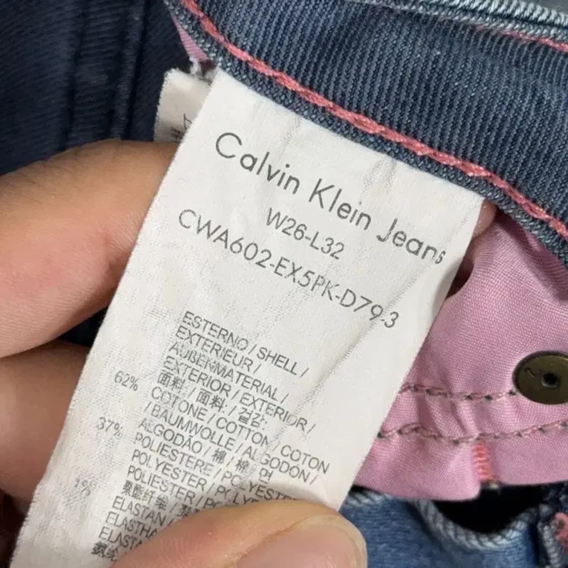 캘빈클라인 빈티지 워싱 여성 청바지 W26-L32 상품이미지7