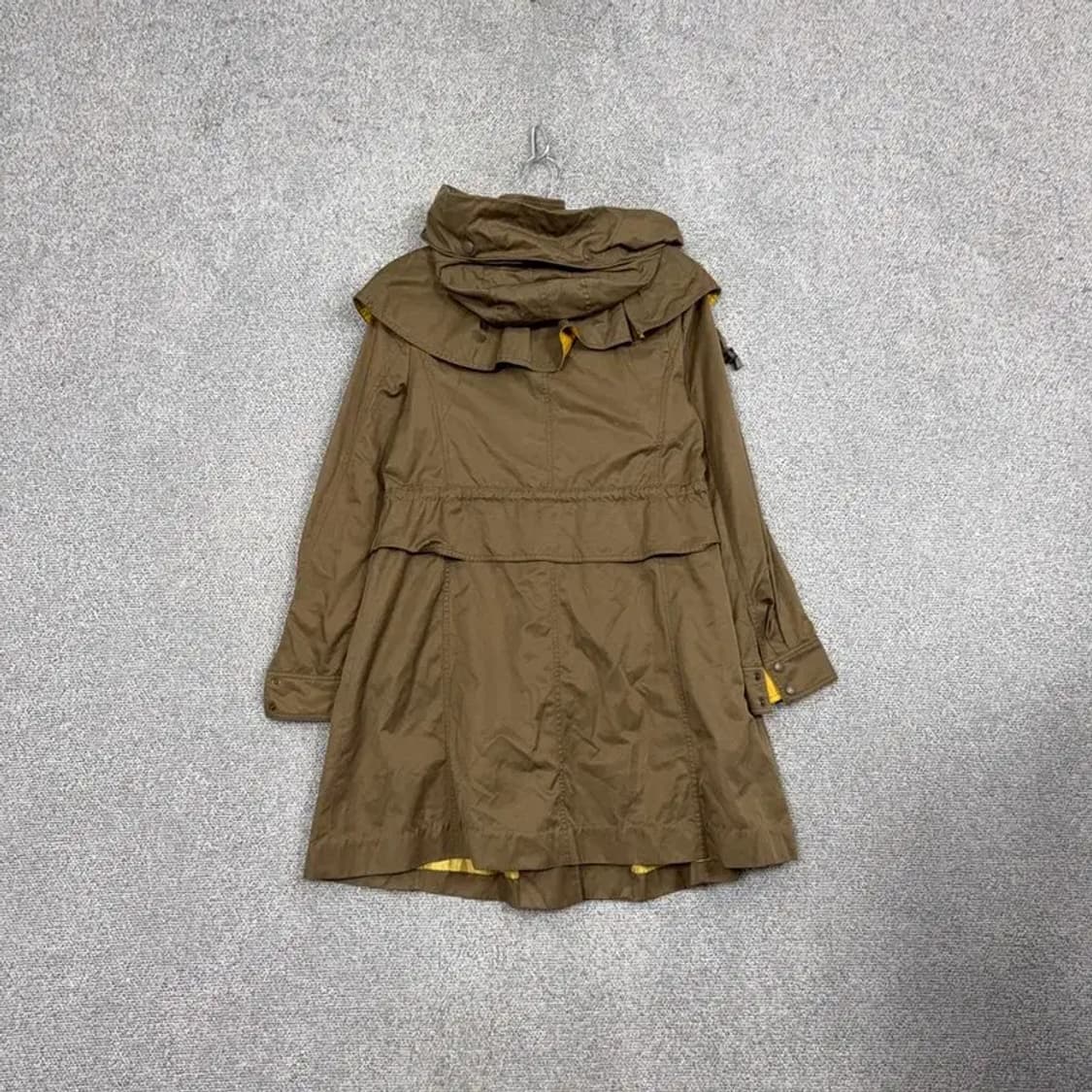 사틴 브라운 여성 빈티지 멀티 포켓 야상 코트 85-93-160 상품이미지2