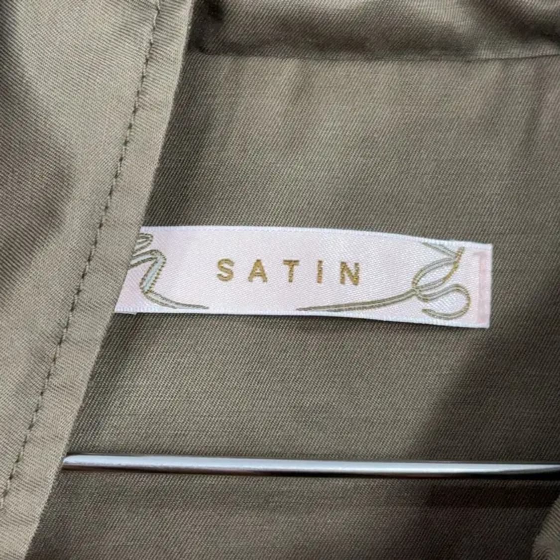 사틴 브라운 여성 빈티지 멀티 포켓 야상 코트 85-93-160 상품이미지6