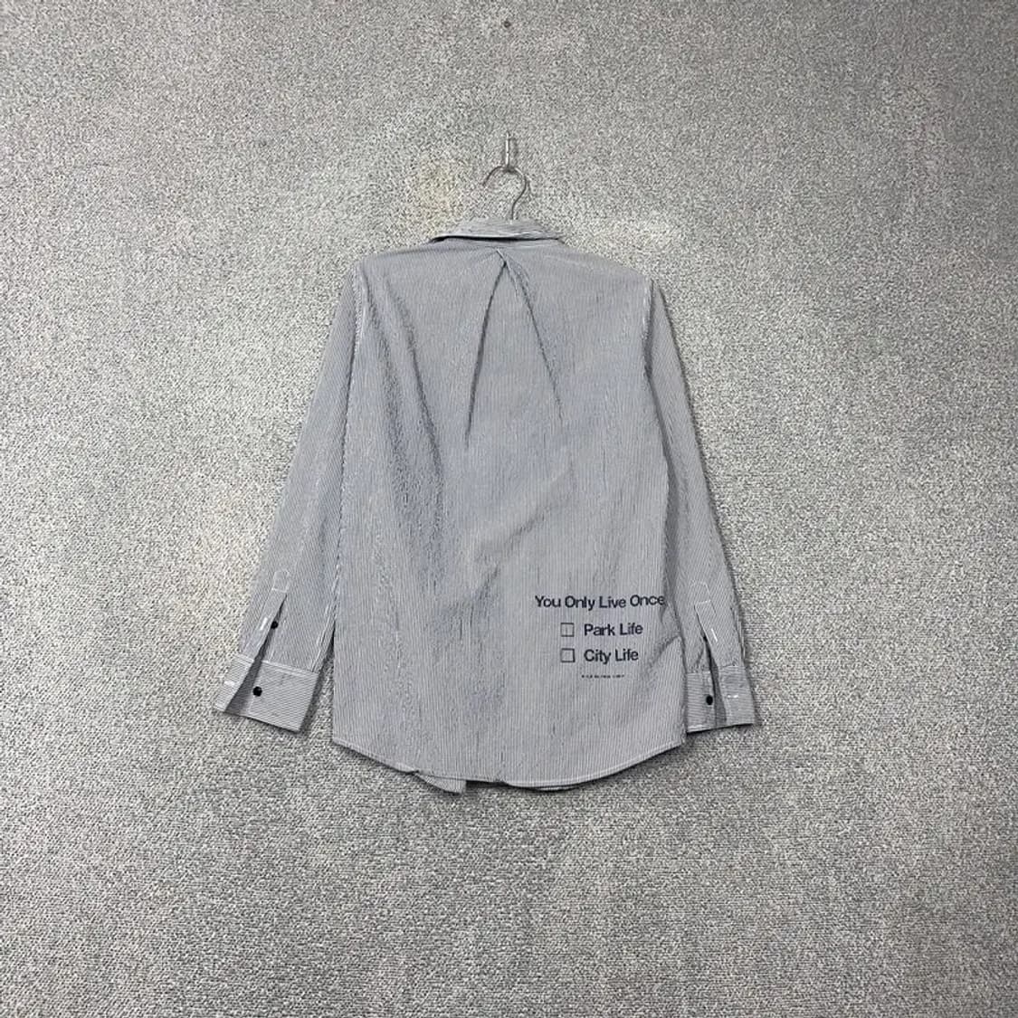 빈폴 스트라이프 라이트 블루 블라우스 85 상품이미지2