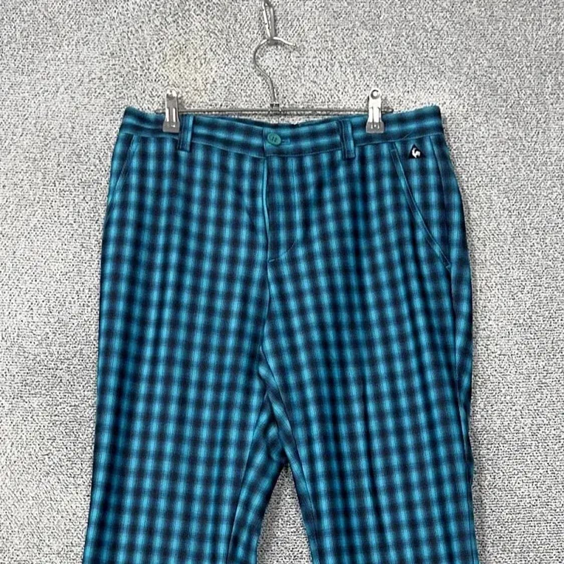 르꼬끄 스포츠 체크 블루 기능성 바지 88-98 상품이미지3