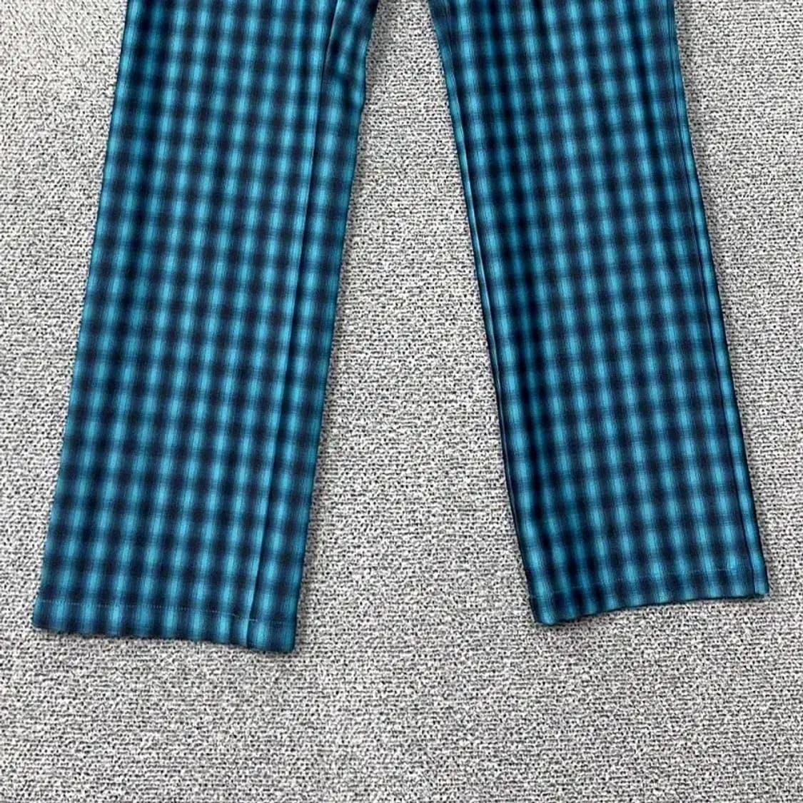 르꼬끄 스포츠 체크 블루 기능성 바지 88-98 상품이미지4