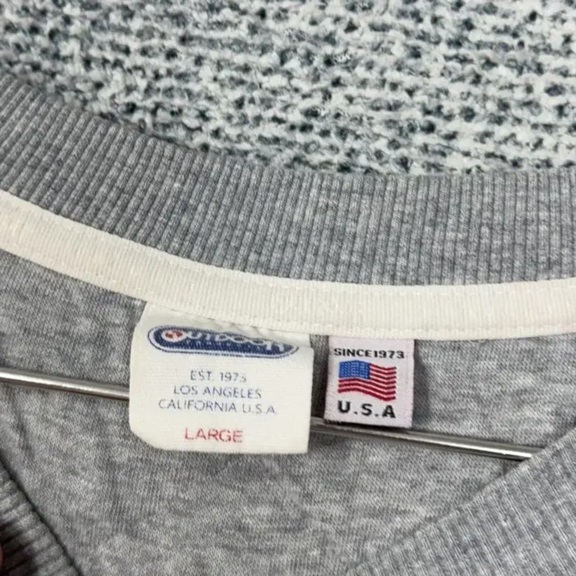 아웃도어 프로덕츠 라이트 그레이 맨투맨 LARGE 상품이미지3