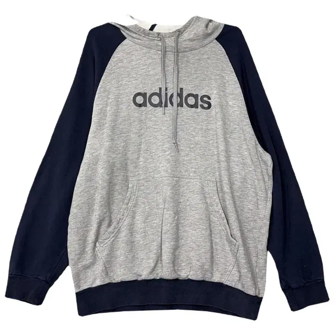 아디다스 나그랑 올드스쿨 프린팅 라이트 그레이 후드티 110 상품이미지1