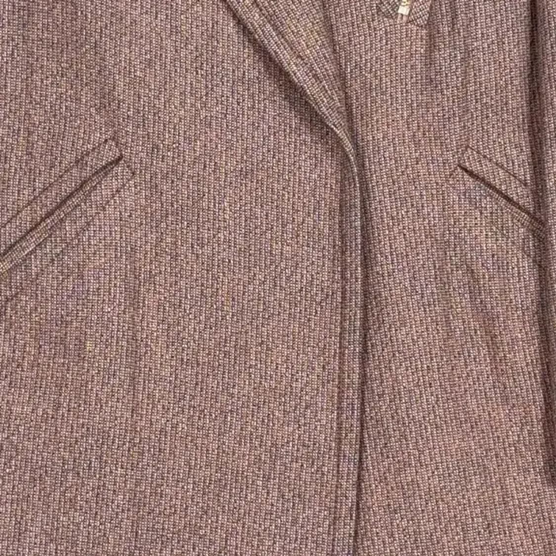 시슬리 라이트 핑크 아크릴 원버튼 롱 코트 76-90-155 상품이미지6