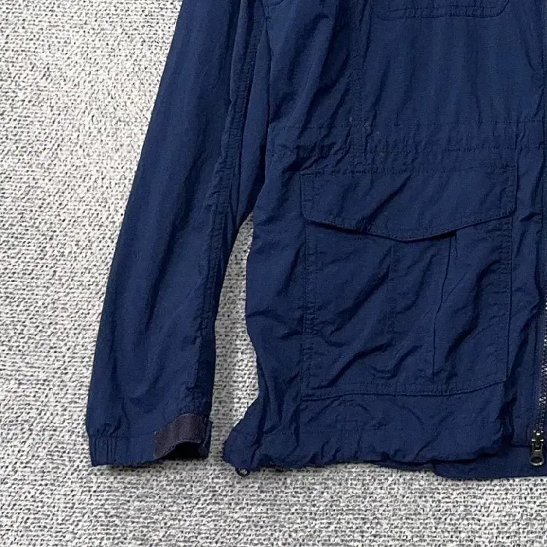 디스커버리 네이비 로고 쿼드포켓 자켓 100 상품이미지3