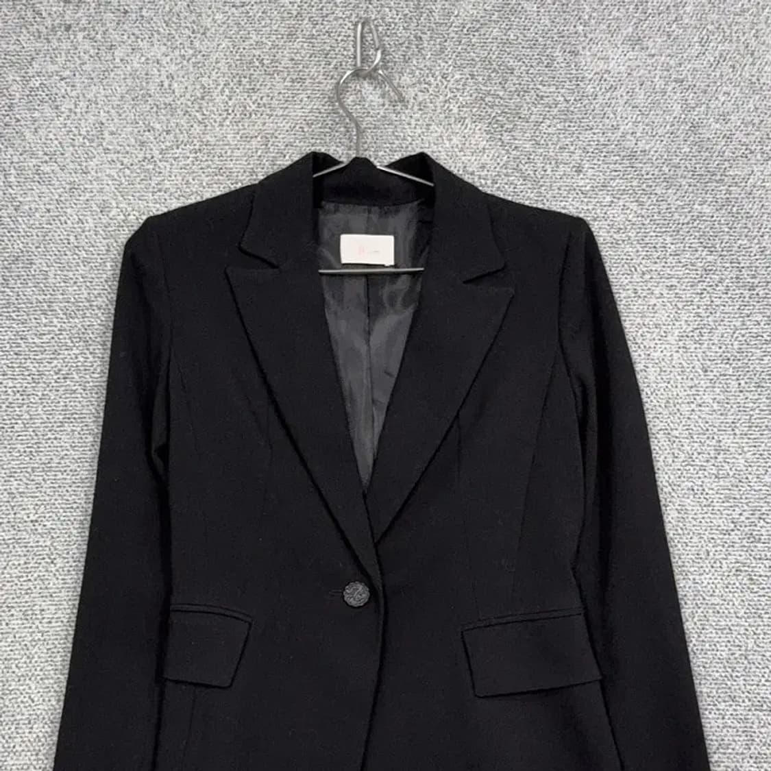 지고트 원버튼 블랙 블레이저 82-86-150 상품이미지3