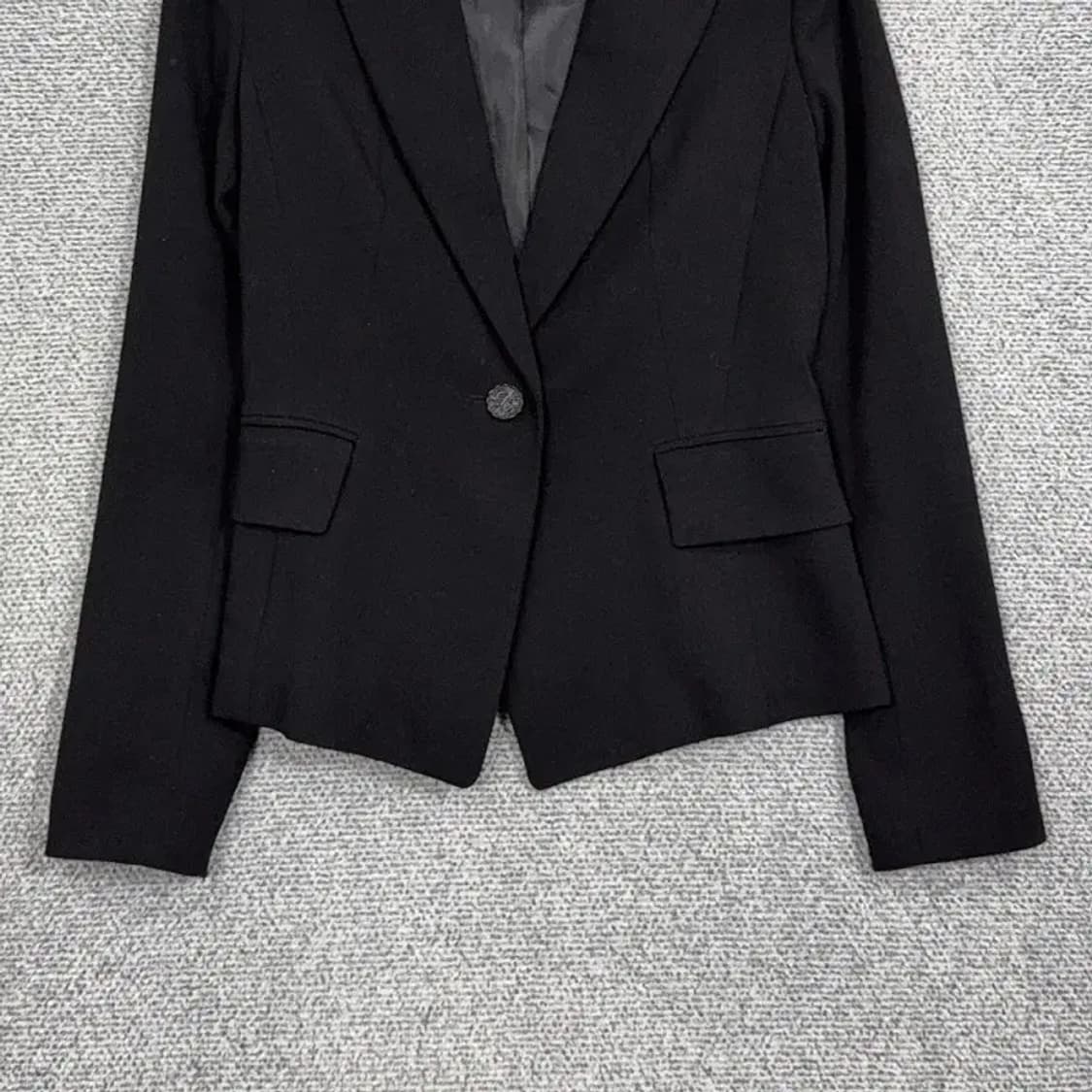 지고트 원버튼 블랙 블레이저 82-86-150 상품이미지4