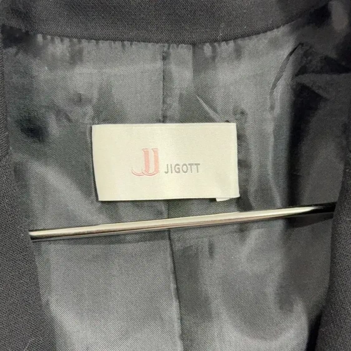 지고트 원버튼 블랙 블레이저 82-86-150 상품이미지5