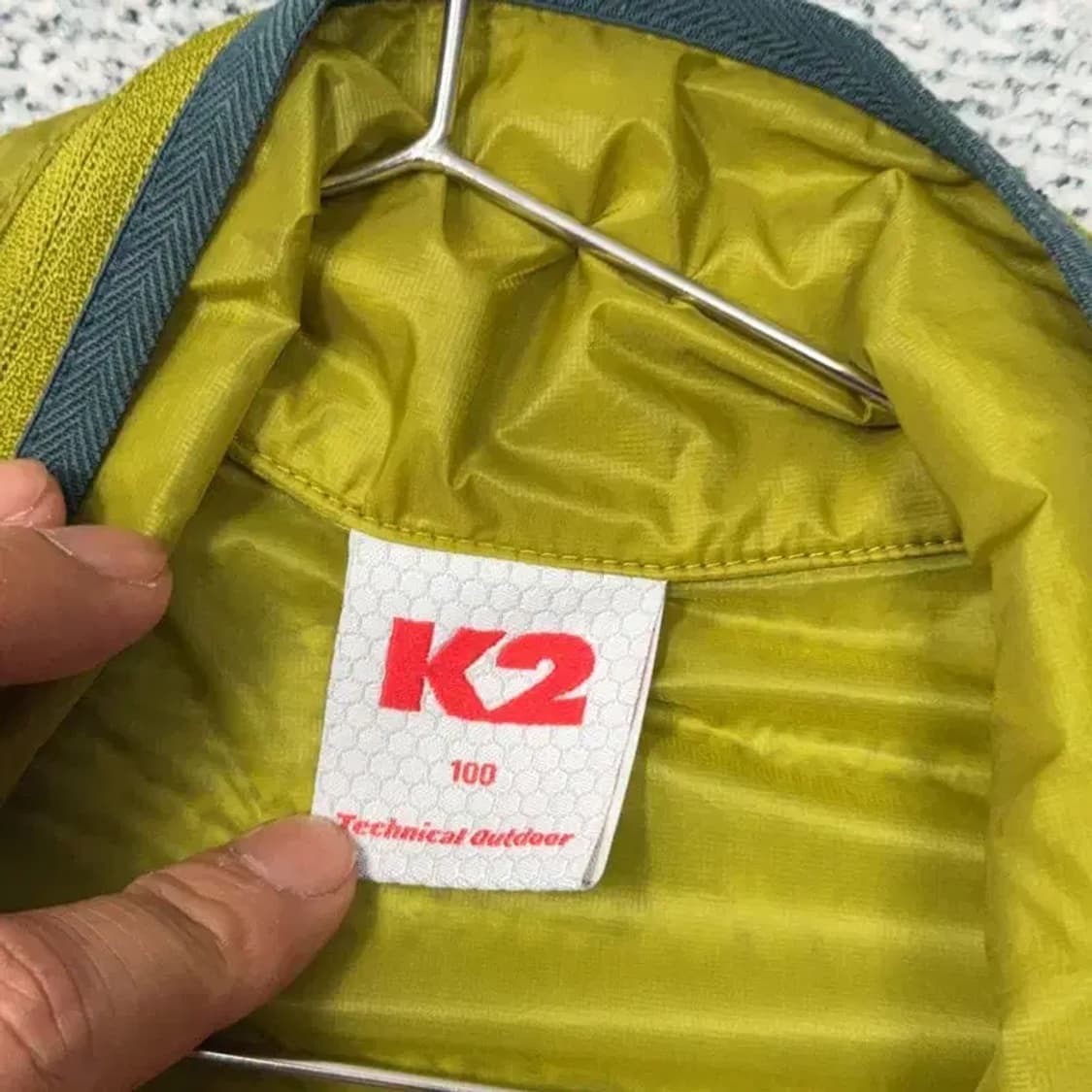 K2 카키 멀티컬러 등산 기능성 바람막이 100 상품이미지3