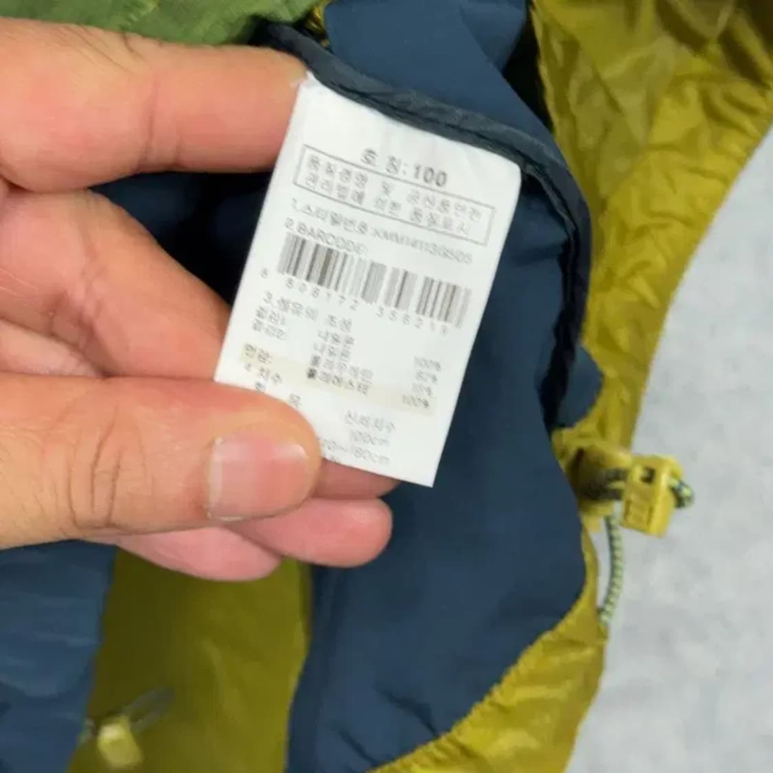 K2 카키 멀티컬러 등산 기능성 바람막이 100 상품이미지4