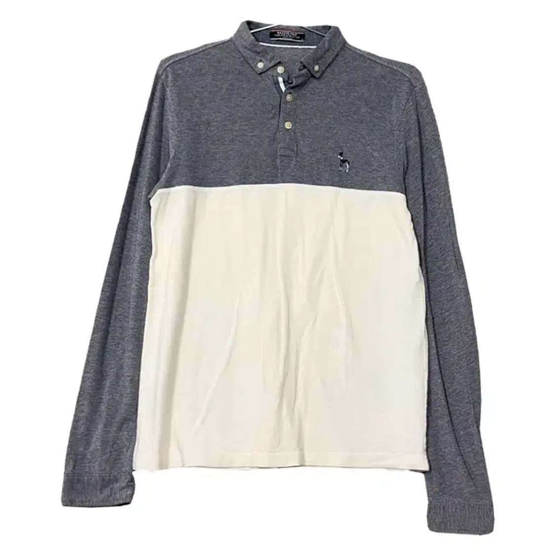 해지스 그레이 로고 캐주얼 긴팔 카라티 95 상품이미지1