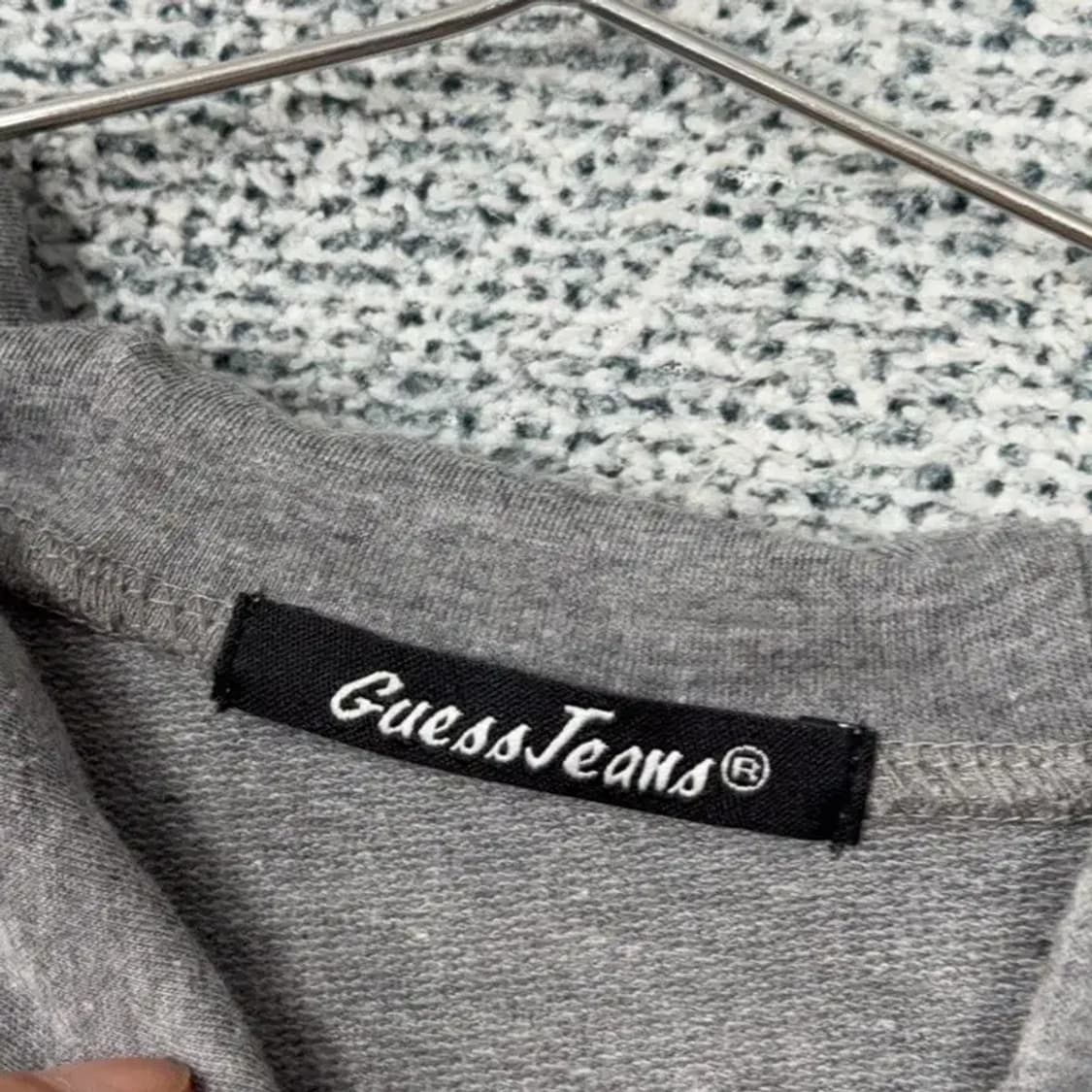 게스 프린팅 그레이 후드티 XS 상품이미지5